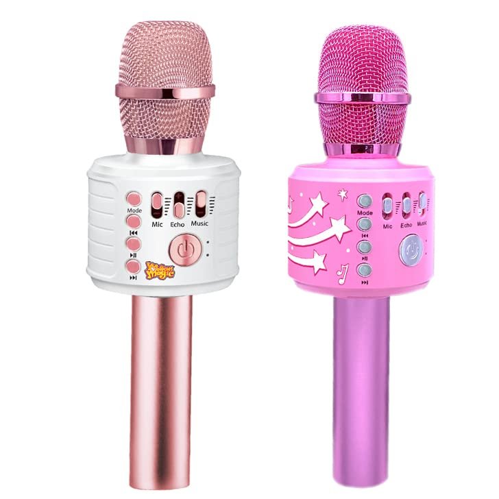 Move2Play Bluetooth Karaoke Microphone with 30 Famous Songs, Bundle