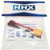 NHX RC XT60 Male to T Plug (Deans) Female Conversion Connector 14AWG 40mm view 3