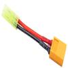 NHX RC XT60 Male to Mini Tamiya Male Conversion Connector 16AWG 40mm view 1