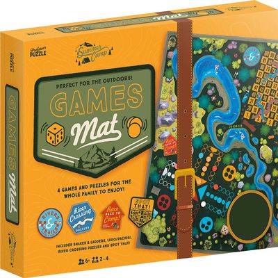 Professor PUZZLE Game Mat - Games and Puzzles for The Whole Family to Enjoy!