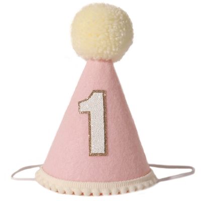 WAWUO Natural Boho Party Hat | First Birthday Cake Smash Hat | Boho Theme