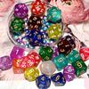 70Pieces DND Dice Set| Rainbow Galaxy Polyhedral Dice Set for Board Game view 2
