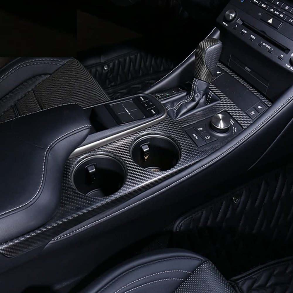 New Carbon Fiber Gear Box Cover for Lexus RC 2014-2022 RC300h RC350 (RC 2014-2018)