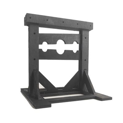 1/18 Handmade Ancient Wooden Model Medieval Mini French Guillotine Pillory Prison cage Coffinfor Creative Props Decoration Scene Halloween Decorations (Pillory)