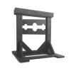 1/18 Handmade Ancient Wooden Model Medieval Mini French Guillotine Pillory Prison cage Coffinfor Creative Props Decoration Scene Halloween Decorations (Pillory) view 1
