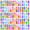 75Pcs Valentine's Party Favors for Kids Valentine's Day Gifts for Kids Sensory Fidget Toys Bulk Mini Pop it Keychain Stocking Stuffers Kid Birthday Gifts Classroom Prizes Box Goodie Bag Stuffers view 1