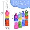 75Pcs Valentine's Party Favors for Kids Valentine's Day Gifts for Kids Sensory Fidget Toys Bulk Mini Pop it Keychain Stocking Stuffers Kid Birthday Gifts Classroom Prizes Box Goodie Bag Stuffers view 2