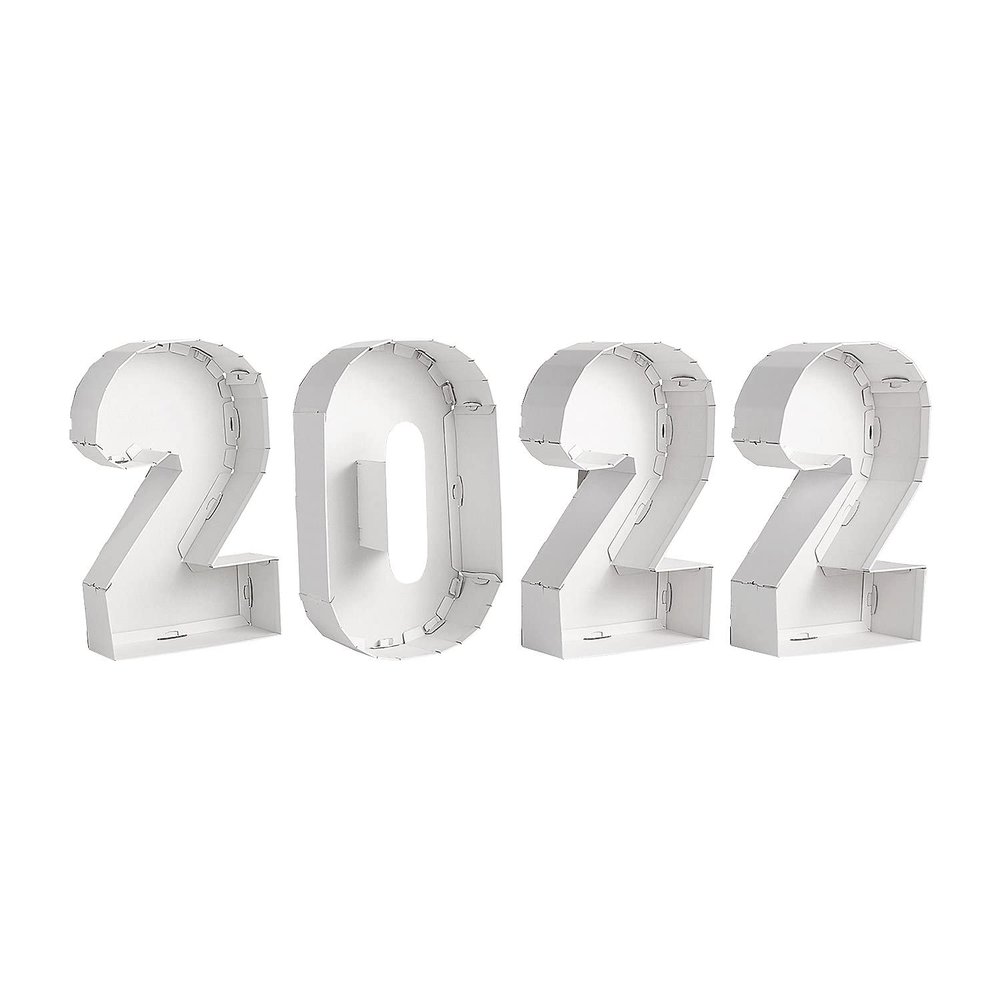 2022 Stand-Up Mosaic Kit - Party Decor - 4 Pieces