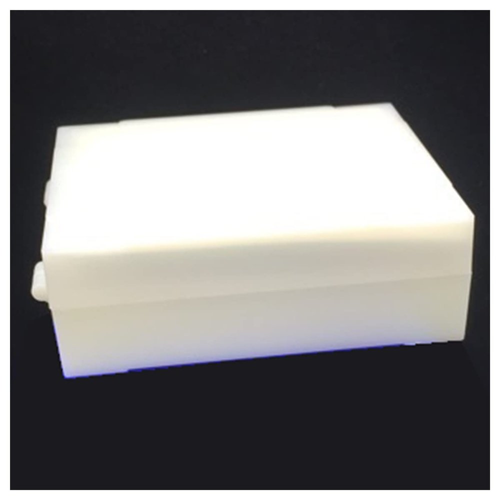 Microscope Accessories Kit Portable Lab ABS Plastic Microscope Slides Holder Microscope Slides (Color : White, Magnification : 1PC)