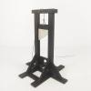 1/18 Handmade Ancient Wooden Model Medieval Mini French Guillotine Pillory Prison cage Coffinfor Creative Props Decoration Scene Halloween Decorations (Guillotine B) view 4