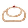Amazon Basics 65-piece Wooden Train Railway Construction Set with Track - Compatible and Train Railroad, Wooden Toys for Kids, Gift for Age 3Y+ view 2