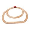 Amazon Basics 65-piece Wooden Train Railway Construction Set with Track - Compatible and Train Railroad, Wooden Toys for Kids, Gift for Age 3Y+ view 4