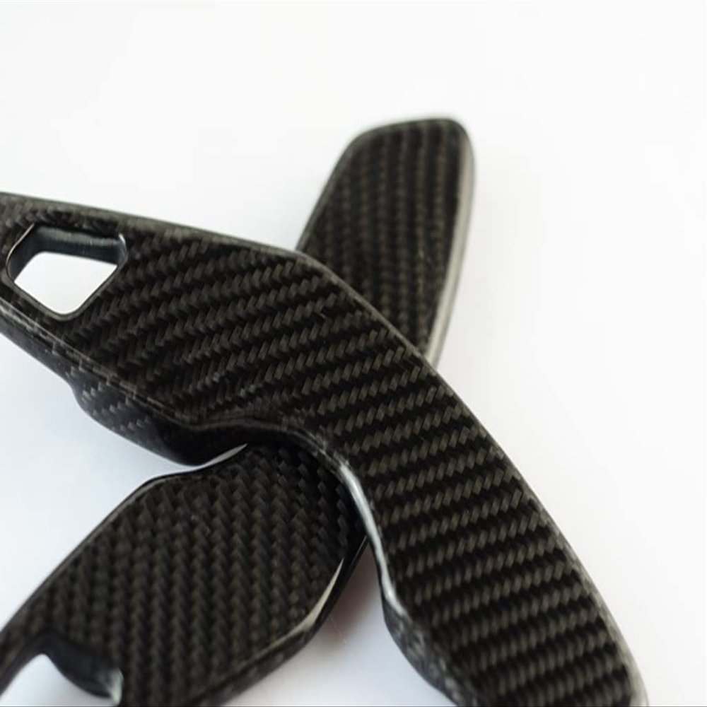 New Carbon Fiber Steering Wheel Add-On Compatible with Lexus RC 2014-2022 RC300h RC350 (One Set)