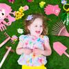 Altdorff Kids Gardening Tool Set Pink, Kid Rake and Shovel Set, 29.6'' Metal Leaf Rake, Shovel, Hoe and Mini Garden Yard Tools, Gardening Toy Gift for Kids Age 3+ Years(Pink), Develop Intelligence view 2
