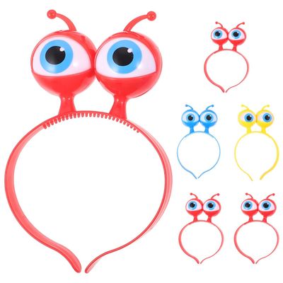 NOLITOY 4Pcs Eyes Headband: LED Headband Halloween Eyeball Eyeball Hairband for Party Cosplay Supplies