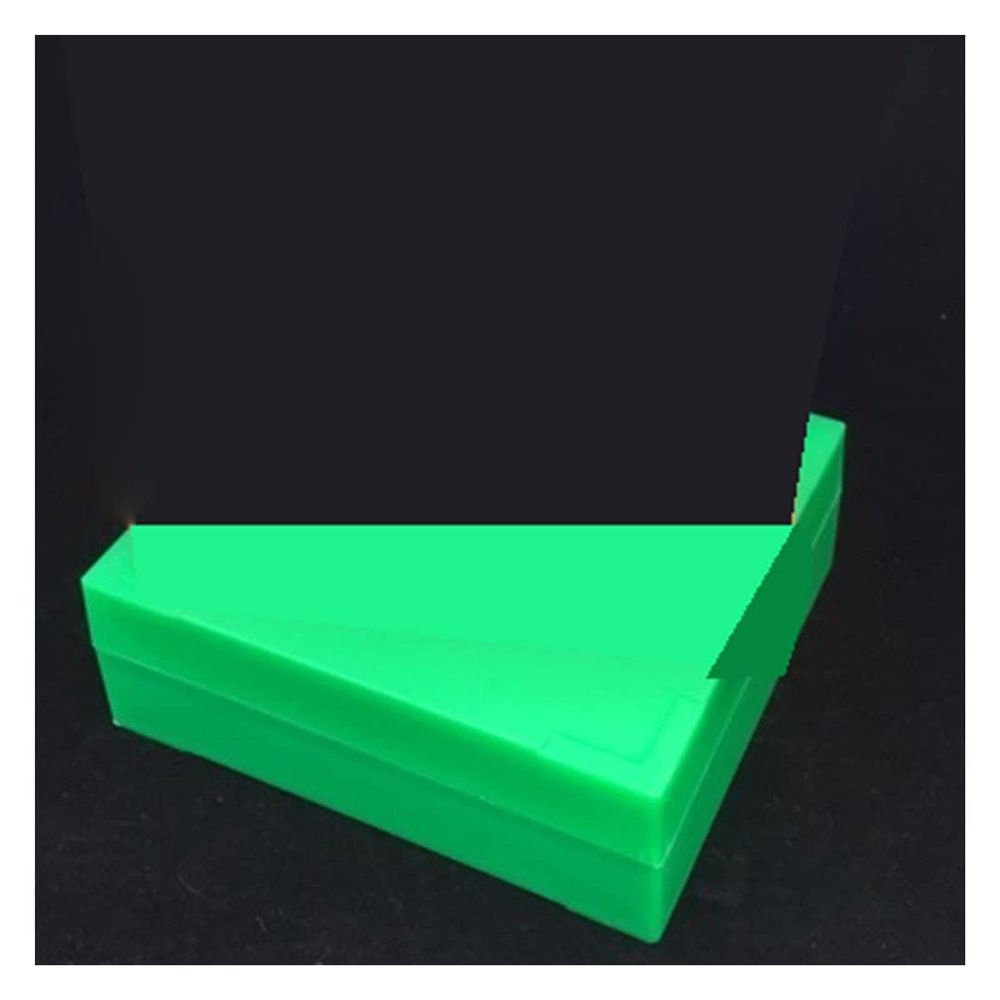 Microscope Accessories Kit Portable Lab ABS Plastic Microscope Slides Holder Microscope Slides (Color : Green, Magnification : 1PC)