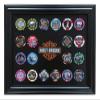 Harley-Davidson Classic Bar & Shield Magnetic Poker Chip Frame - Holds 20 Chips view 1