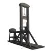 1/18 Handmade Ancient Wooden Model Medieval Mini French Guillotine Pillory Prison cage Coffinfor Creative Props Decoration Scene Halloween Decorations (Guillotine A) view 1