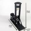 1/18 Handmade Ancient Wooden Model Medieval Mini French Guillotine Pillory Prison cage Coffinfor Creative Props Decoration Scene Halloween Decorations (Guillotine A) view 4