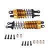 Front&Rear RC Shock Absorber 0016 0017 for WLtoys 1/12 RC car 12428 12423 12429 FY03 Aluminum Upgraded part 4 pcs/set(Yellow) view 2