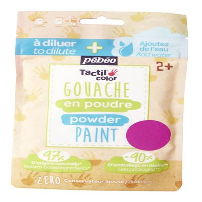 Pbo 633354 Kids' Finger Paints Gouache Powder-Pink, 100 Grams