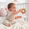 HABA Wooden Baby Teething Toy & Montessori Grasping Wooden Rattle Rainbow Ball Wheel, Sensory Toys for Babies, Safe & Sustainable Baby Grasping Toys for 6-12 Months, Made in Germany view 2