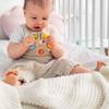 HABA Wooden Baby Teething Toy & Montessori Grasping Wooden Rattle Rainbow Ball Wheel, Sensory Toys for Babies, Safe & Sustainable Baby Grasping Toys for 6-12 Months, Made in Germany view 3