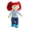HABA Dress Set Jeans - Denim Pants and Blue Shirt 12" Soft Dolls view 3