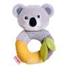 HABA Koala Soft Plush Rattle Ring and Grasping Toy - Sensory Baby Toy for Tummy Time and Play, Infant Gift for 3-12 Months, Machine Washable view 1