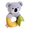 HABA Koala Soft Plush Rattle Ring and Grasping Toy - Sensory Baby Toy for Tummy Time and Play, Infant Gift for 3-12 Months, Machine Washable view 2