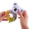 HABA Koala Soft Plush Rattle Ring and Grasping Toy - Sensory Baby Toy for Tummy Time and Play, Infant Gift for 3-12 Months, Machine Washable view 3