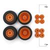 GoolRC RC Car Tires 4pcs Replacements for 12MM 14MM 17MM ARRMA Replacmenet for TRX HSP Tamiya HPI Off-Road Vehicle Short Truck RC Car Wheels RC Car Tires C view 3