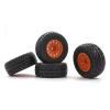 GoolRC RC Car Tires 4pcs Replacements for 12MM 14MM 17MM ARRMA Replacmenet for TRX HSP Tamiya HPI Off-Road Vehicle Short Truck RC Car Wheels RC Car Tires C view 4