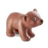 HABA Little Friends Brown Bear Cub - Chunky Plastic Forest Animal Toy Figure view 1