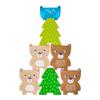 HABA Forest Friends Wooden Stacking Toy  Montessori Sorting Game & Shape Sorter for Toddlers  Educational Wooden Blocks for Preschool Learning  Stacking Toys for Toddlers 2+, Made in Germany view 1