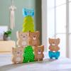 HABA Forest Friends Wooden Stacking Toy  Montessori Sorting Game & Shape Sorter for Toddlers  Educational Wooden Blocks for Preschool Learning  Stacking Toys for Toddlers 2+, Made in Germany view 3