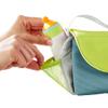 HABA Baby Doll Diaper Bag with Soft Bottle & Reusable Cloth Doll Diapers, Folds into Changing Mat, Summer Meadow Print Toddler Pretend Play Accessories for Ages 18 Months & Up view 3