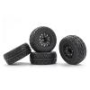 GoolRC RC Car Tires 4pcs Replacements for 12MM 14MM 17MM ARRMA Replacmenet for TRX HSP Tamiya HPI Off-Road Vehicle Short Truck RC Car Wheels RC Car Tires B view 4