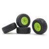 GoolRC Outer Diameter 4.33 inch / 110mm RC Car Rubber Tires Set with Hex Wheel Rims 12MM 14MM 17MM for TRX HSP Tamiya HPI Off-Road Vehicle Short Truck RC Car Wheels view 1