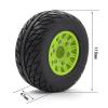 GoolRC Outer Diameter 4.33 inch / 110mm RC Car Rubber Tires Set with Hex Wheel Rims 12MM 14MM 17MM for TRX HSP Tamiya HPI Off-Road Vehicle Short Truck RC Car Wheels view 2