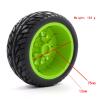 GoolRC Outer Diameter 4.33 inch / 110mm RC Car Rubber Tires Set with Hex Wheel Rims 12MM 14MM 17MM for TRX HSP Tamiya HPI Off-Road Vehicle Short Truck RC Car Wheels view 3