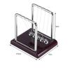 DEWIN Newtons Cradle Pendulum Steel Balance Swinging Magnetic Ball Perpetual Motion Desk Toy Physics Science Desk Fun Toy Swinging Kinetic Balls for Office Decor Gift 3.35 x 2.76 x 3.54 Inches view 2