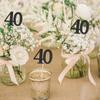 10-Pack Double Sided Glitter 40th Birthday Centerpiece Anniversary Centerpiece Sticks, Number 40 Table Topper Cake Topper for 40th Birthday Anniversary Table Party Decorations (Double Sided black) view 4