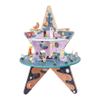 Manhattan Toy Double-Decker Celestial Star Explorer Wooden Activity Center with Shape Gliders, Spinners, Bead Runs and Alluring Artwork view 3