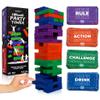 SWOOC Games - Ultimate Party Tower - 100 Original Commands, 60 Blocks, & 1000s of Hilarious Rule Combinations - A Tipsy Spin on Fun Classic Games for Power Hour - Ages 21+ - Wooden Tower Blocks Game view 1