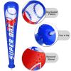 durony 12 Pieces Baseball Bat Inflates 22 Inch Inflatable Baseball Inflates, Baseball Party Supplies, Sports Theme Toy, Birthday Party Decorations view 3