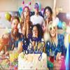 AHAORAY Happy Birthday Cake Topper - Blue Glitter Happy Birthday Cake Bunting Decor - Party Cake Decoration Supplies, for Photo Booth Props view 4