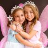 Bonuci 12 Pcs little Girls Jewelry Kids Necklaces and Bracelets Set Kids Jewelry for Girls Christmas Gift Cute Charm Toddler Bracelets for Pretend Play Dress Up Party Favors(Stylish Style) view 2