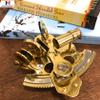 3" Captain Pirate's Maritime Astronomical Brass Sextant Nautical Collection Marine Gift (Without Case) view 2