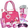 Officygnet Play Purse for Little Girl, Pretend Princess Play Girls Toys for 3 4 5 6 7 8 Year Old, Toddler Purse with Accessories, Kids Toy Purse Birthday for Girls Ages 3-5 4-5 6-8 view 1